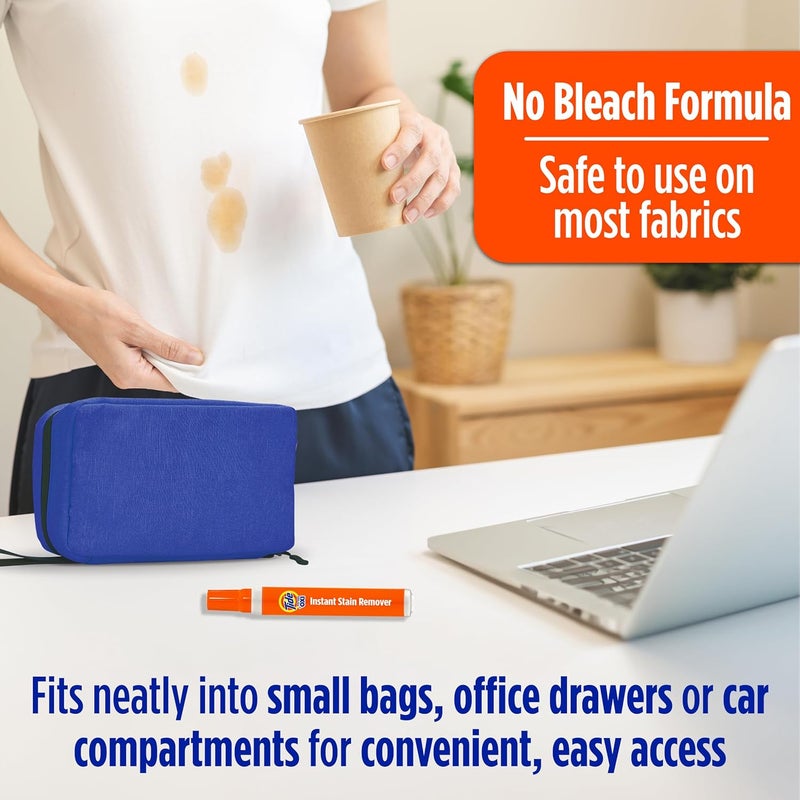 Tide مزيل البقع للملابس، قلم محمول، مزيل بقع فوري للملابس، بحجم السفر والجيب، 1 قطعة - Image 3